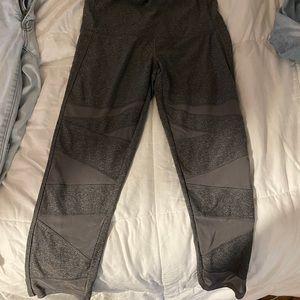 grey mesh leggings